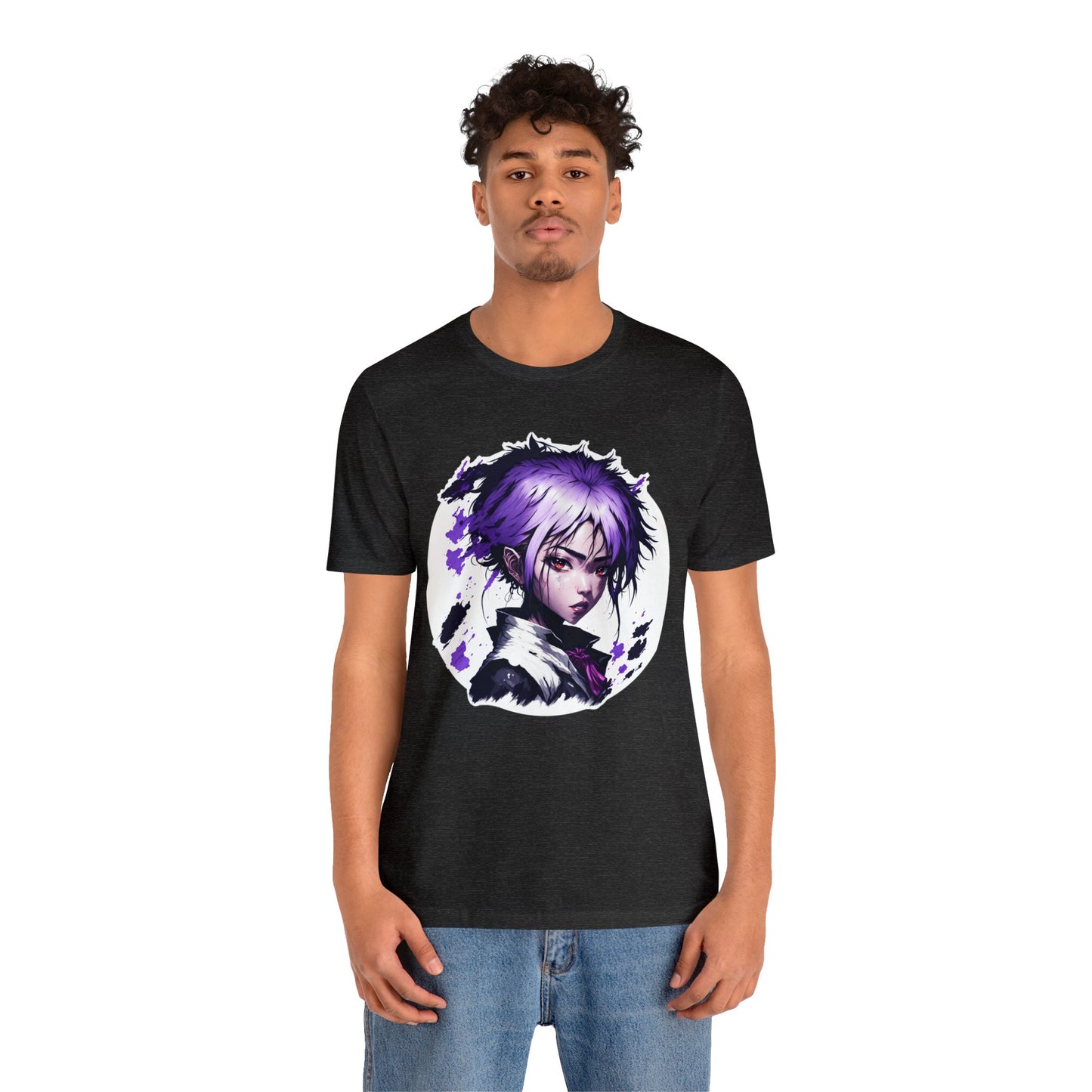 Circle Samurai T-Shirt001 - Unisex Jersey Short Sleeve Tee