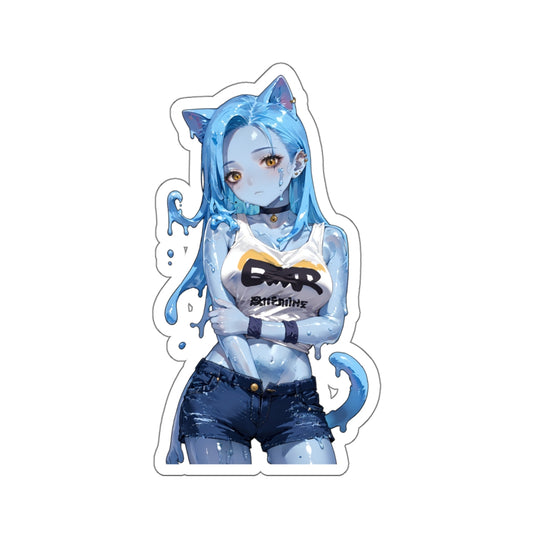 Window Decals028 - Slime Girl013 - Kiss-Cut Stickers