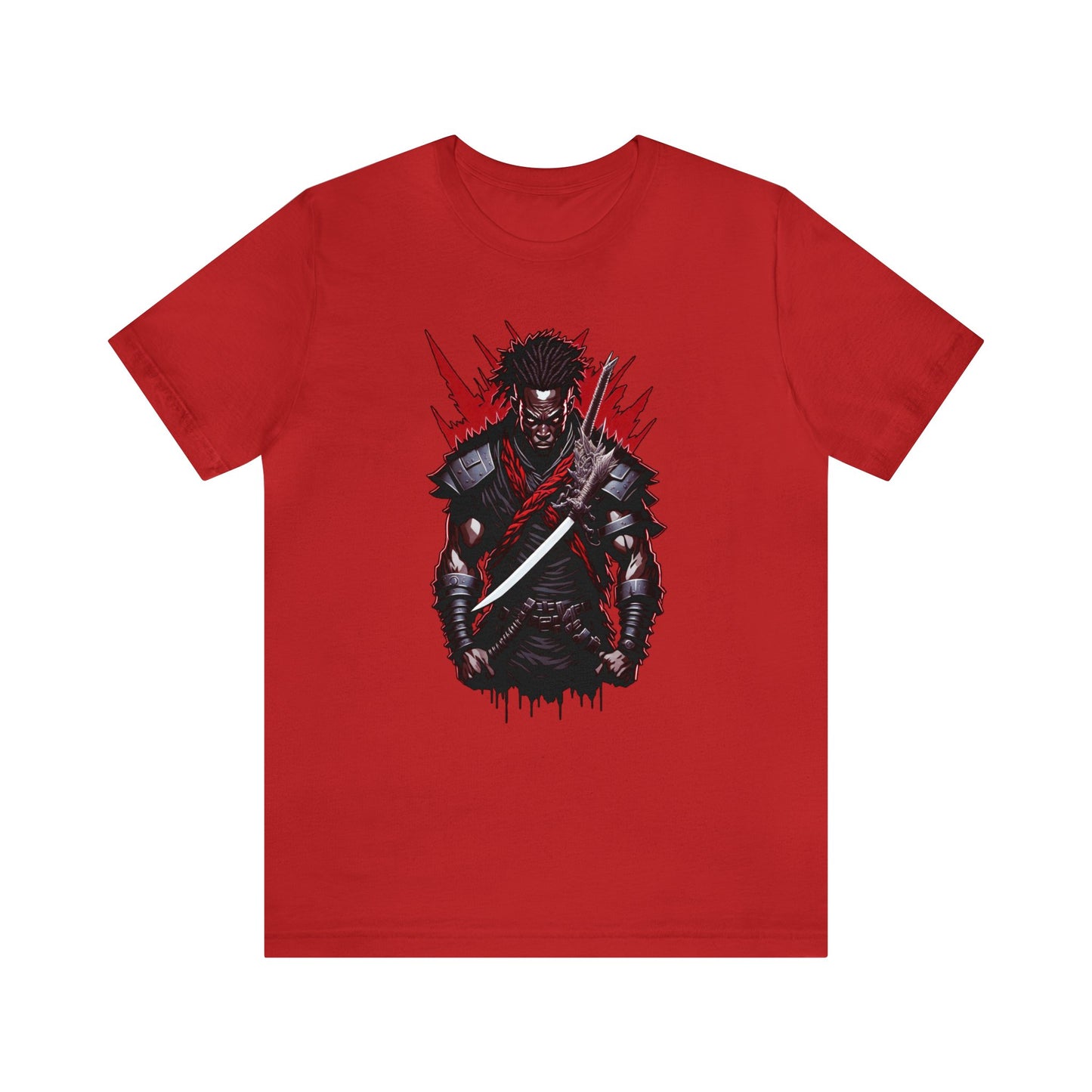 Samurai T-Shirt012 - Unisex Jersey Short Sleeve Tee