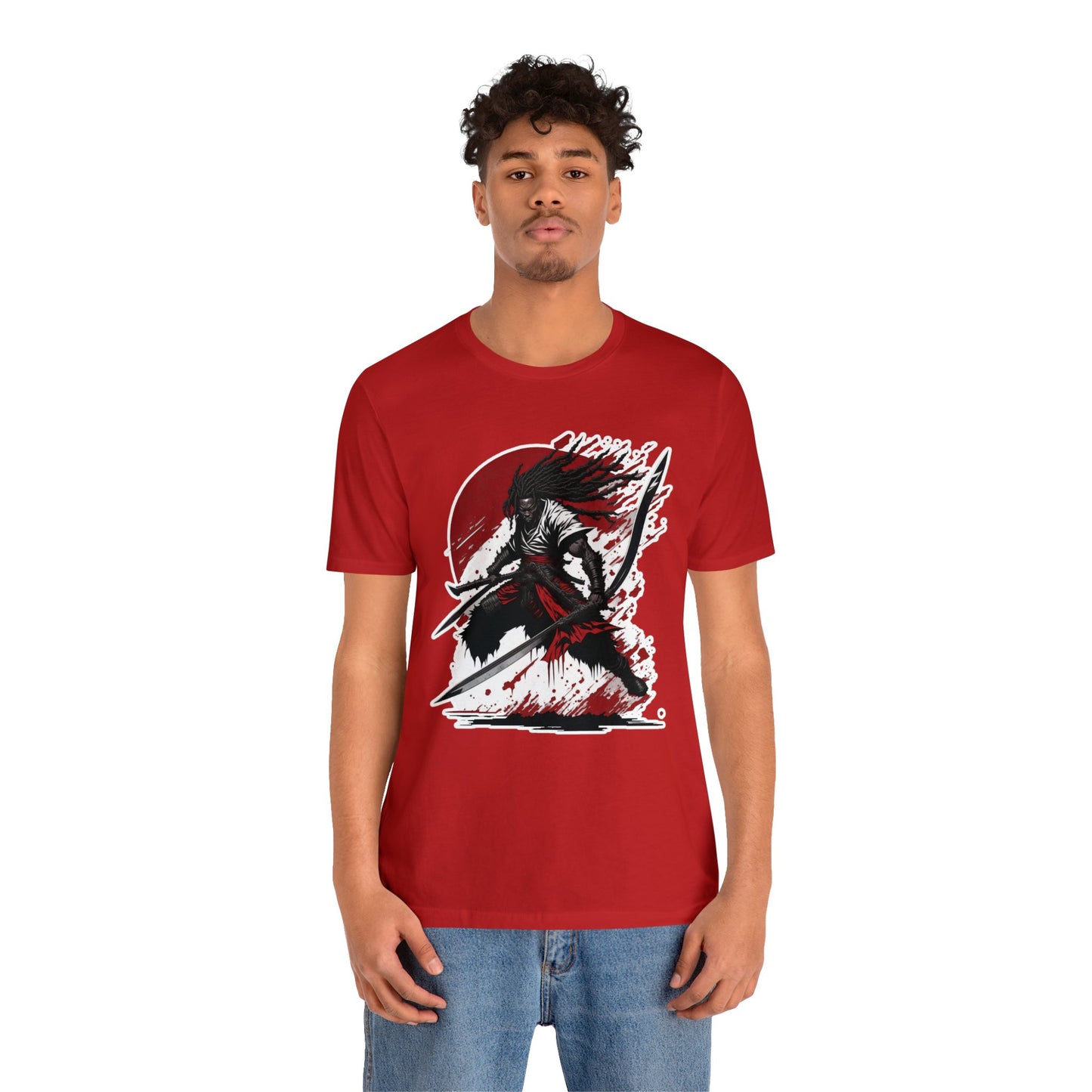 Samurai T-Shirt011 - Unisex Jersey Short Sleeve Tee