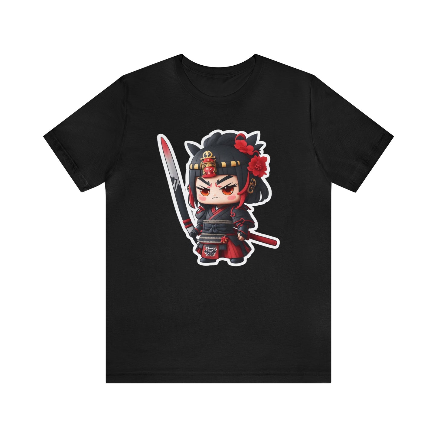 Samurai T-Shirt017 - Unisex Jersey Short Sleeve Tee