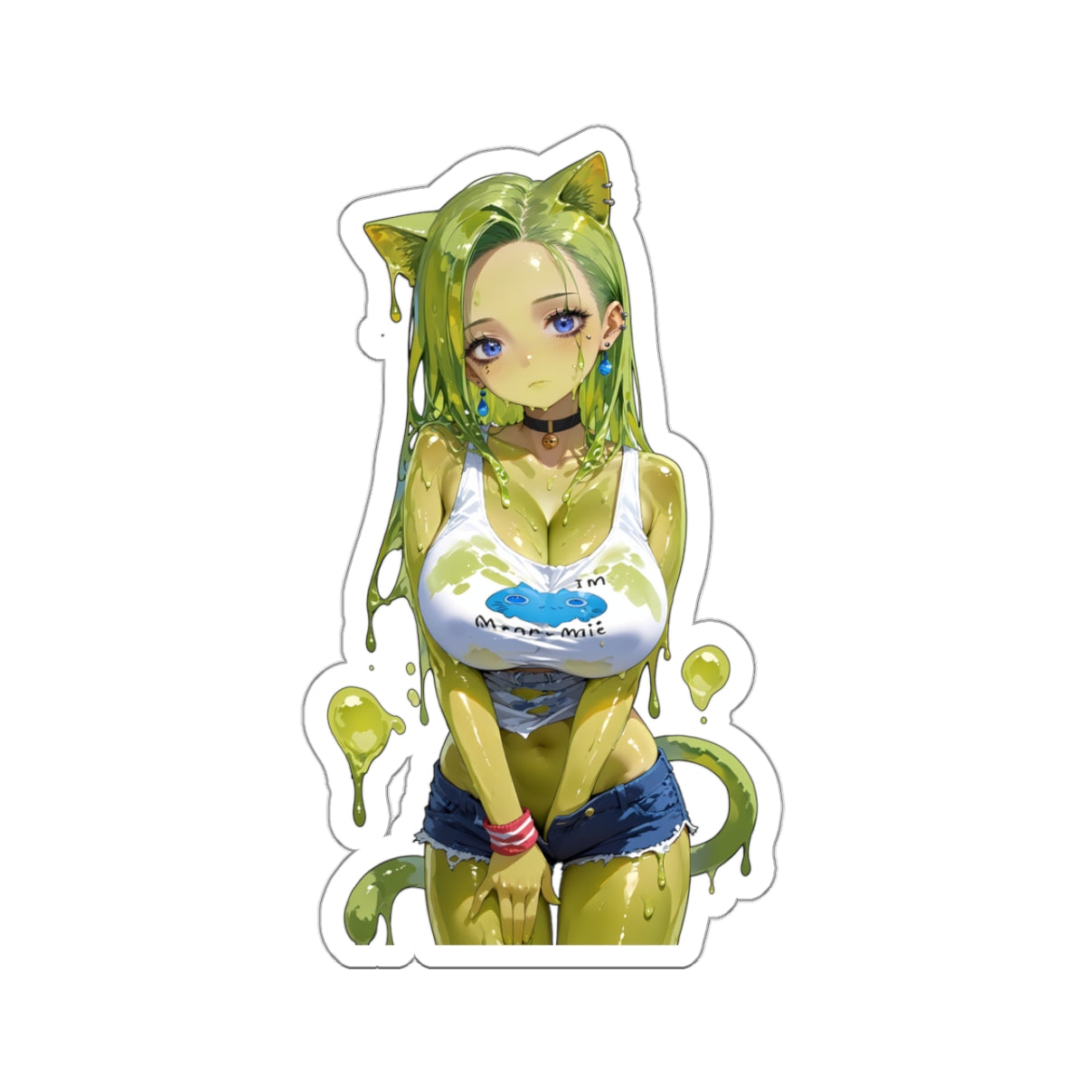 Window Decals023 - Slime Girl008 - Kiss-Cut Stickers