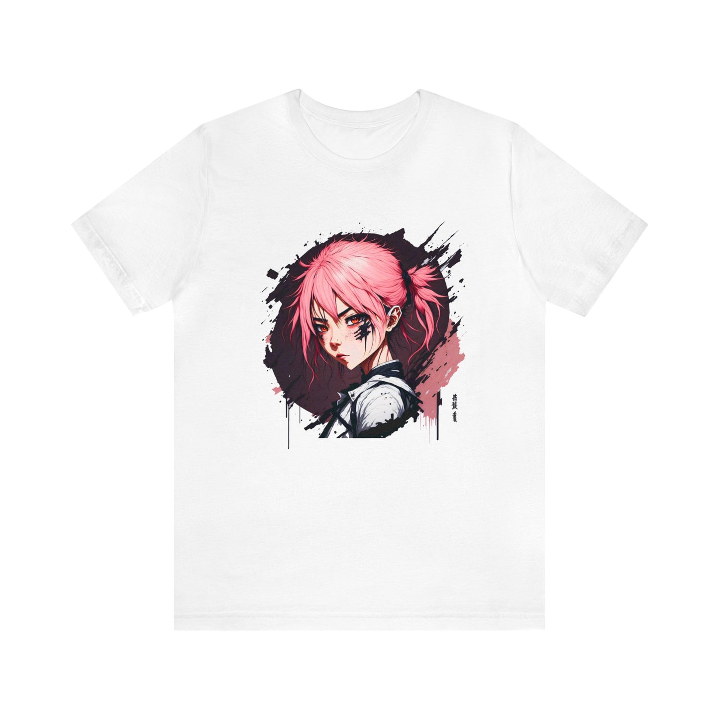 Circle Samurai T-Shirt002 - Unisex Jersey Short Sleeve Tee