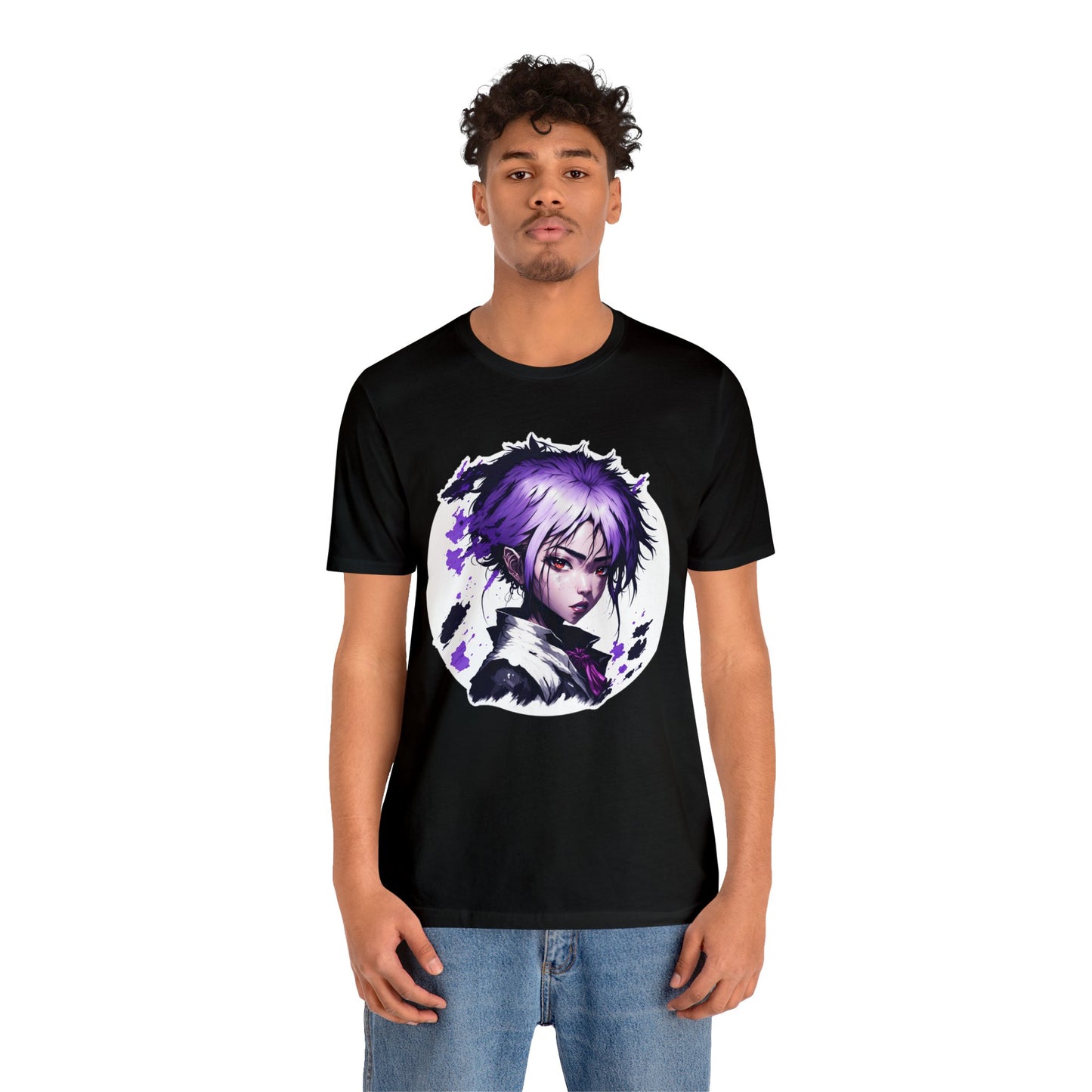 Circle Samurai T-Shirt001 - Unisex Jersey Short Sleeve Tee