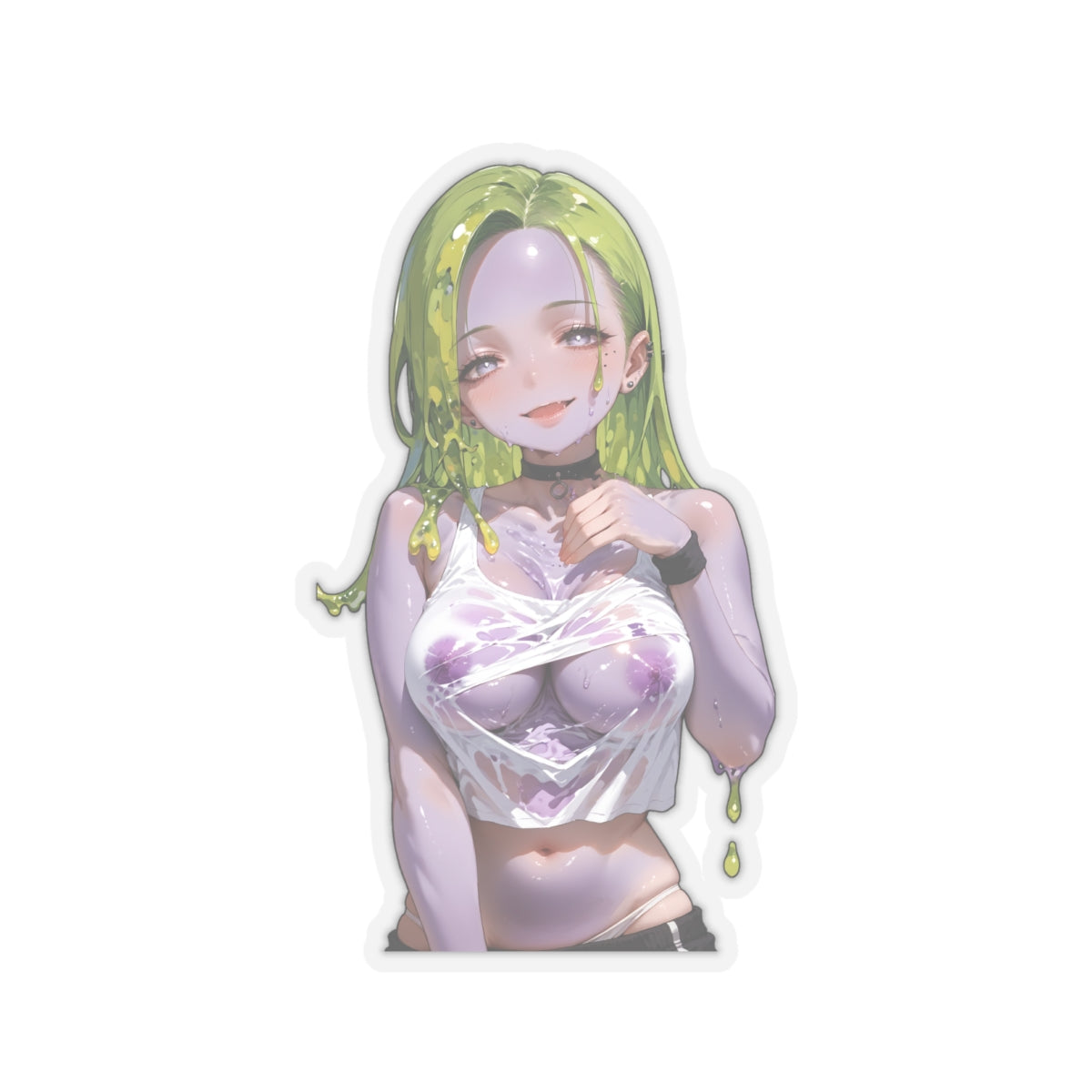 Window Decals037 - Slime Girl022 - Kiss-Cut Stickers