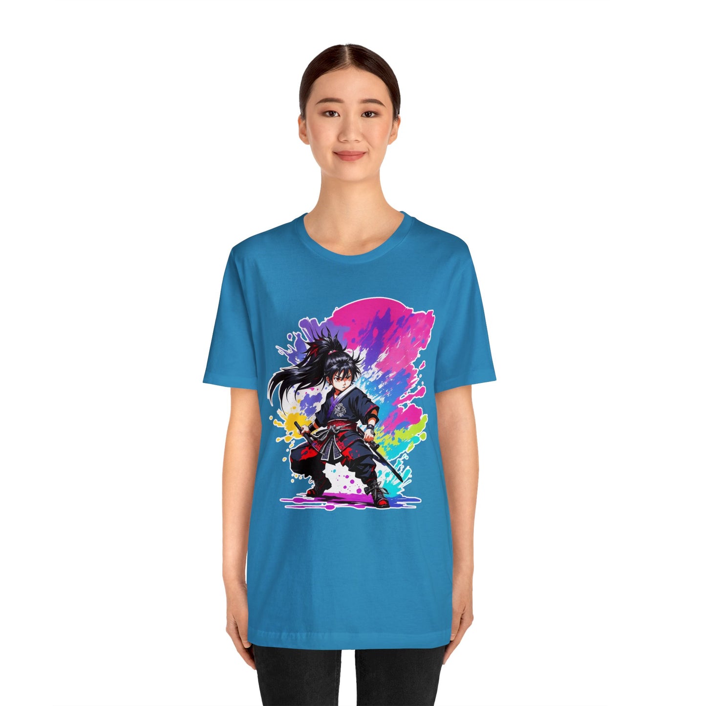 Samurai T-Shirt016 - Unisex Jersey Short Sleeve Tee