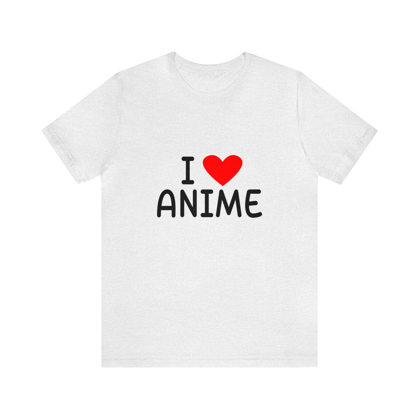 I <3 Anime T-Shirt001 - Unisex Jersey Short Sleeve Tee