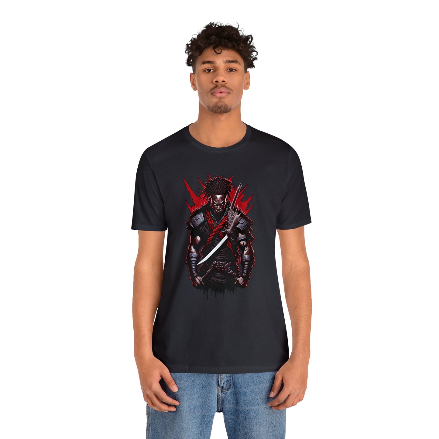 Samurai T-Shirt012 - Unisex Jersey Short Sleeve Tee