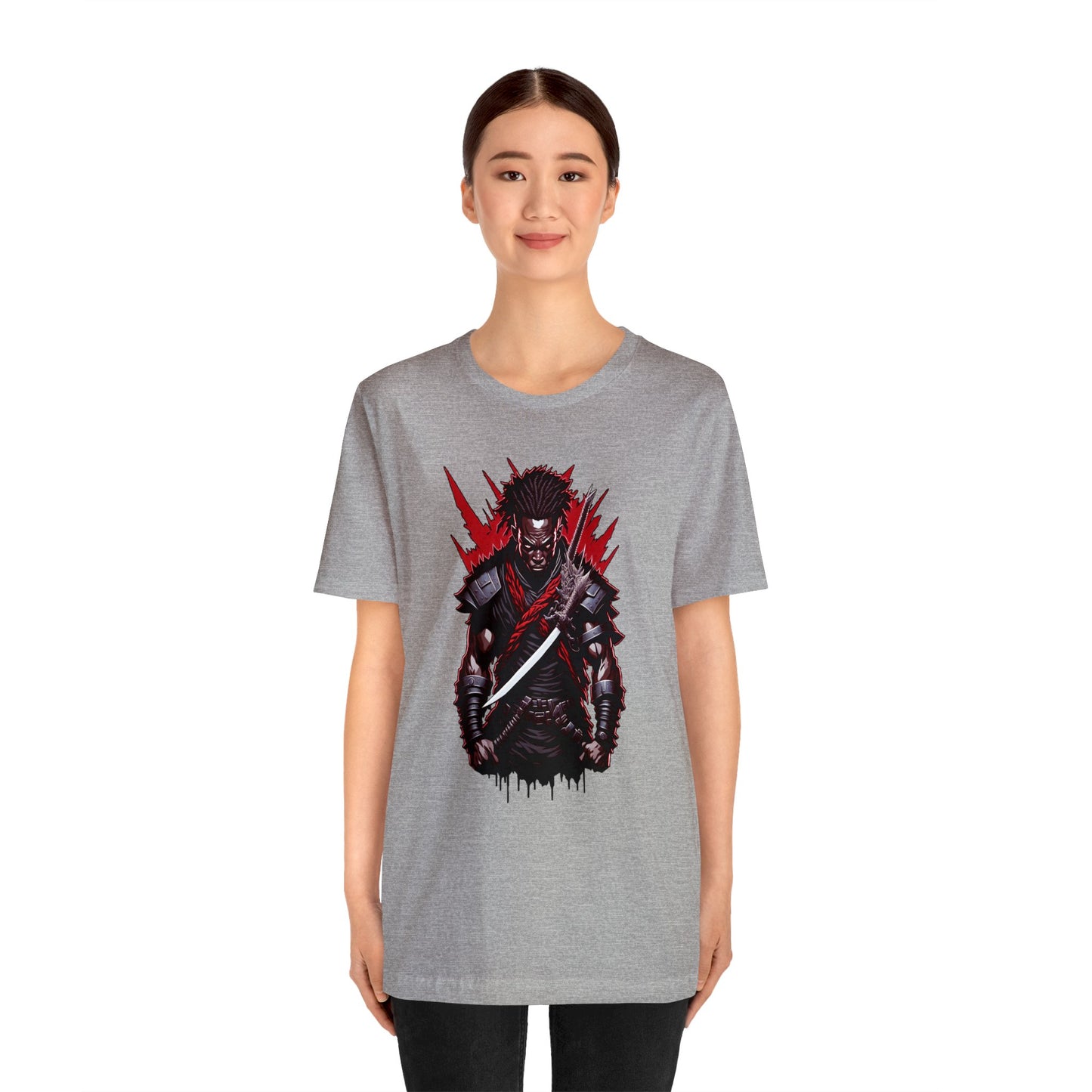 Samurai T-Shirt012 - Unisex Jersey Short Sleeve Tee