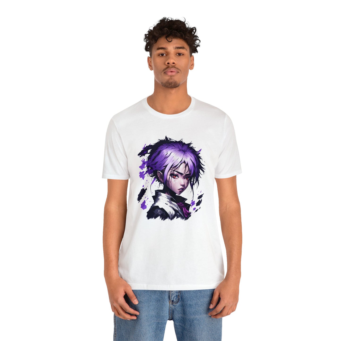 Circle Samurai T-Shirt001 - Unisex Jersey Short Sleeve Tee