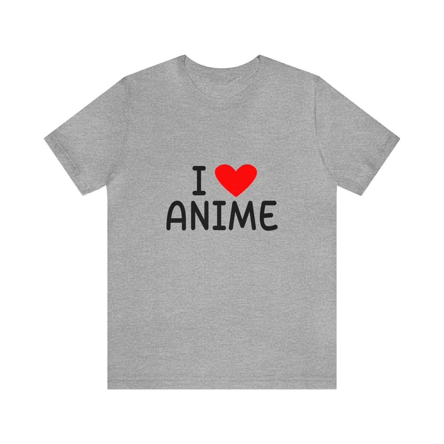 I <3 Anime T-Shirt001 - Unisex Jersey Short Sleeve Tee