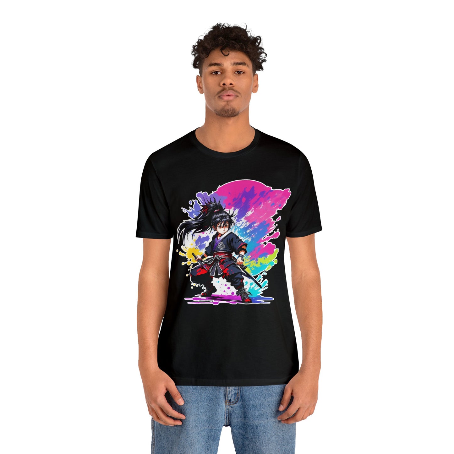 Samurai T-Shirt016 - Unisex Jersey Short Sleeve Tee