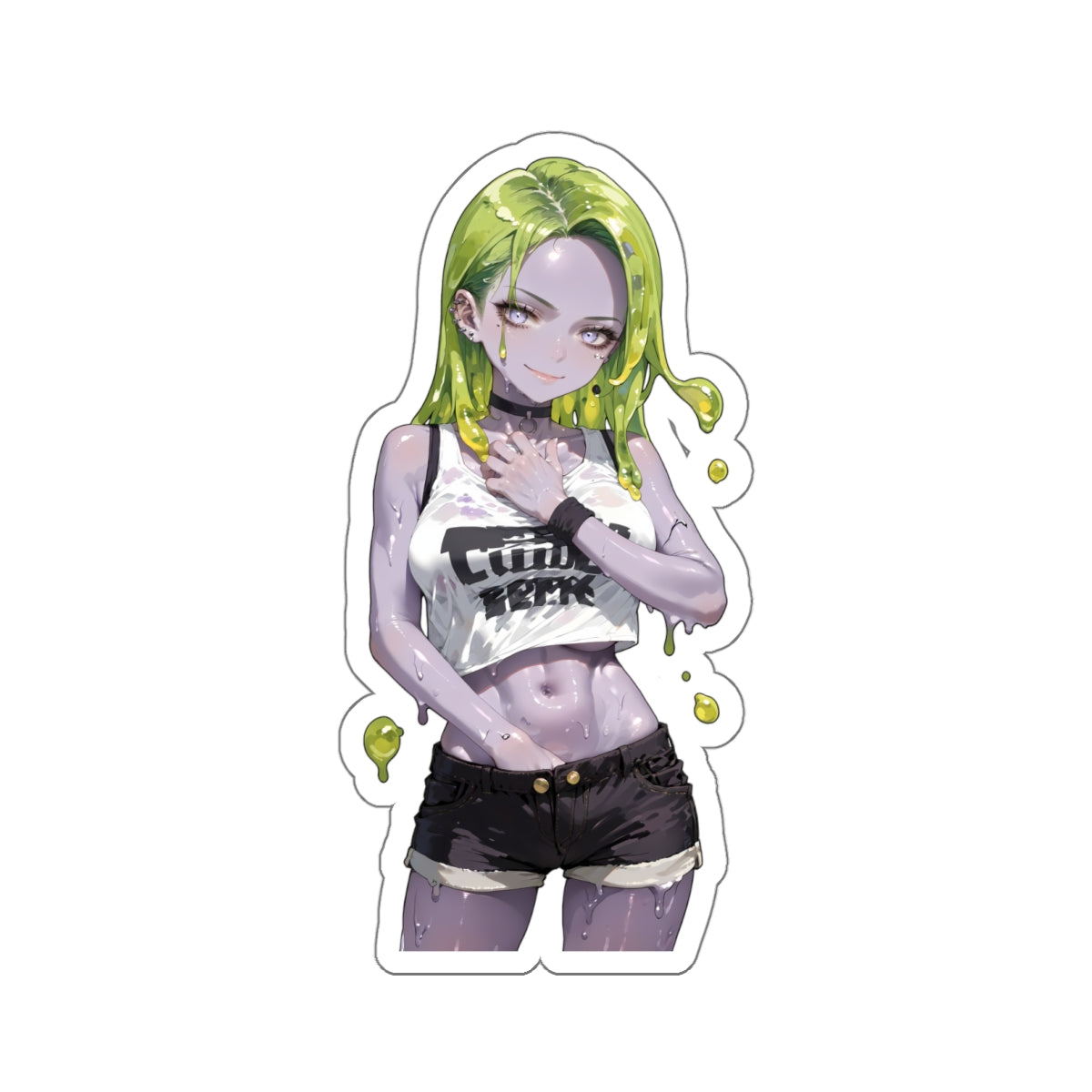 Window Decals034 - Slime Girl019 - Kiss-Cut Stickers