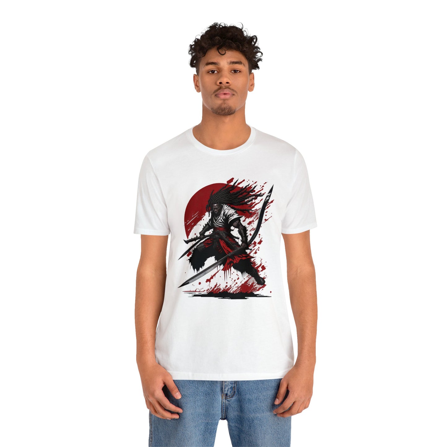 Samurai T-Shirt011 - Unisex Jersey Short Sleeve Tee